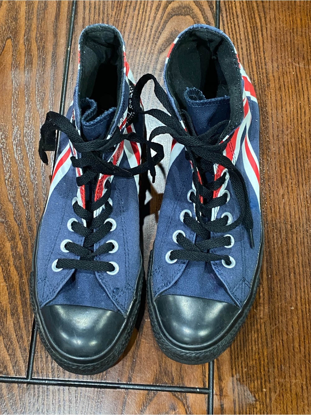 Classic Converse All Star Chuck Taylor UK 🇬🇧 Flag Lace Up HighTops